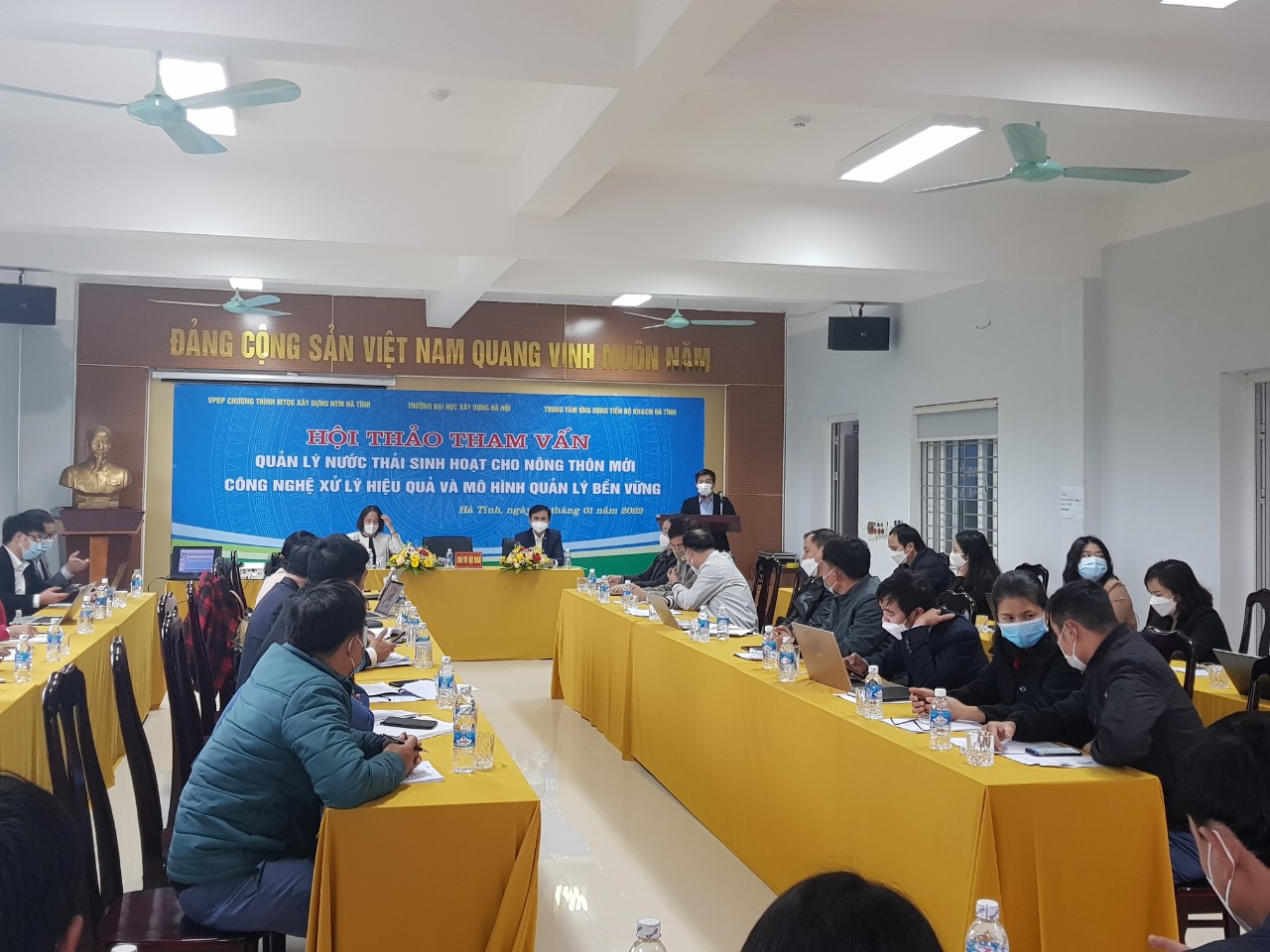 Hanoi University of Civil Engineering implementation of the scientific research program for new rural areas in the field of wastewater treatment